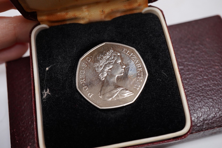 A group of silver etc. medals